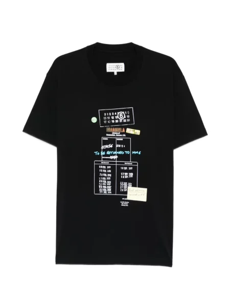 Tricou Mm6 Maison Margiela cu imagine negru