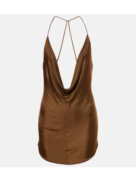 Top Tom Ford din jerseu maro