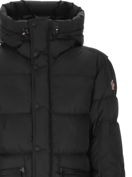 Geacă Moncler Grenoble cu glugă negru