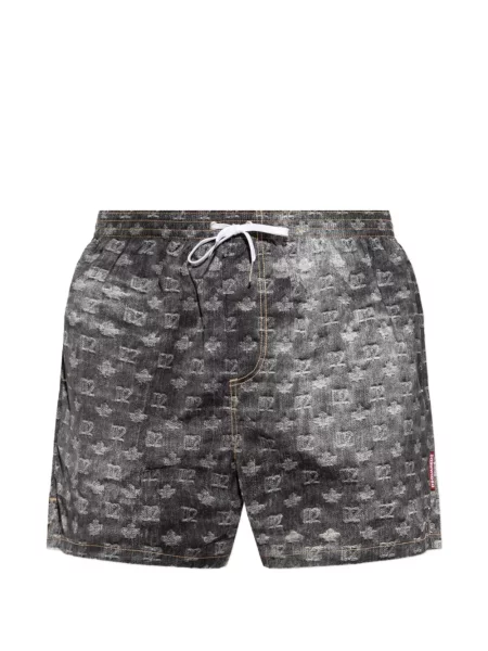 Slip de baie Dsquared2 negru