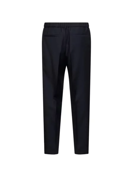 Pantaloni Jil Sander conici albastru