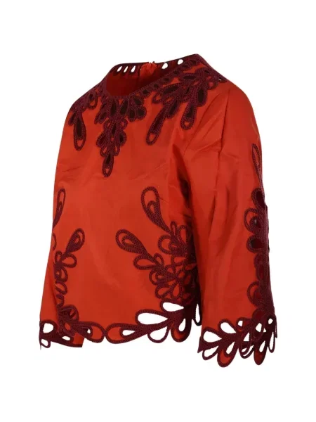 Top Antik Batik portocaliu