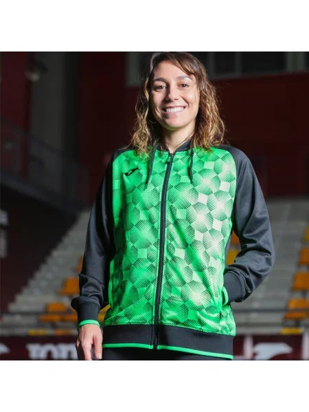 Bluza do piłki nożnej Joma Supernova III rozpinana czarna