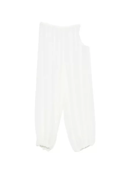Pantaloni The Frankie Shop alb