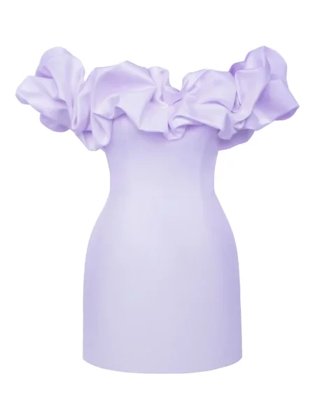 Rochie mini Post Meridiem de costum violet