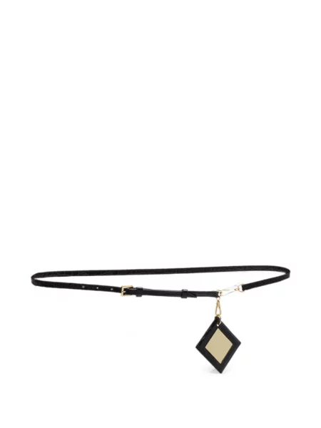 Cu centură curea Tory Burch din piele verde