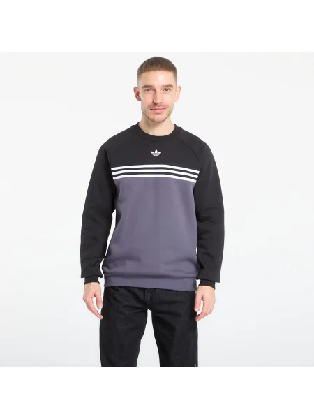 Jopa brez kapuce Adidas Originals s črtami bela