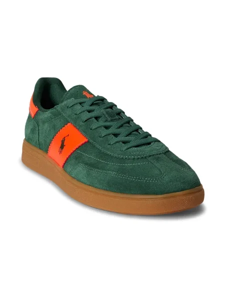 Sneakerși Polo Ralph Lauren din piele verde