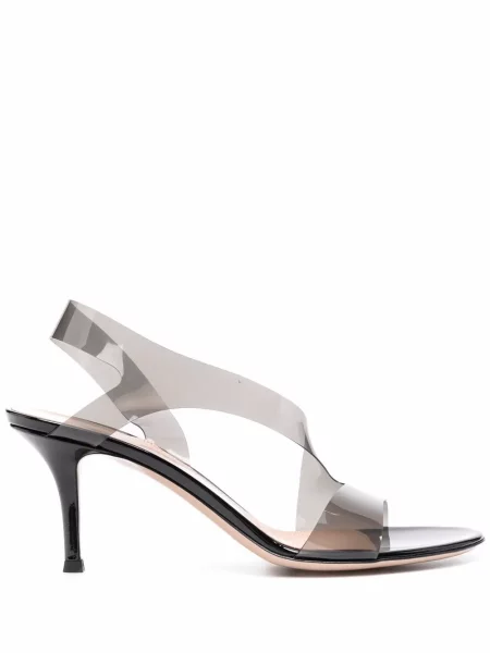 Sandale Gianvito Rossi transparente gri
