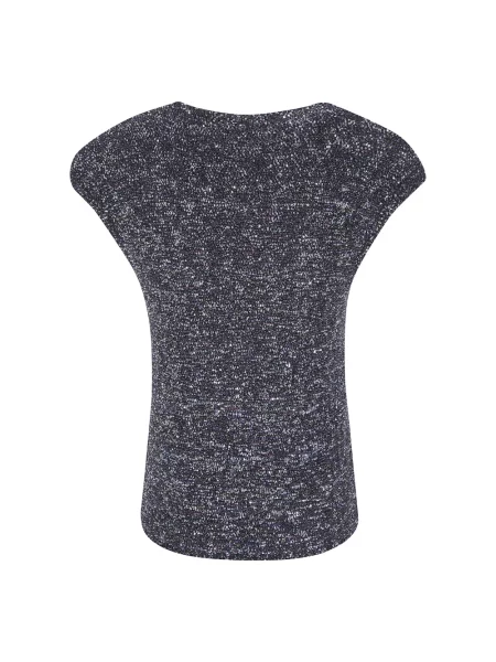 Dzianinowy sweter Emporio Armani czarny