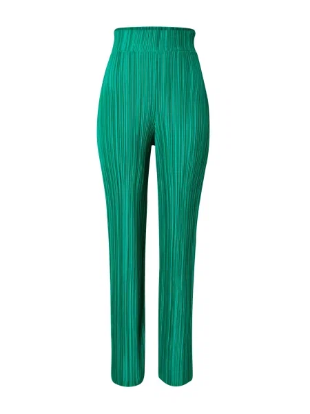 Warehouse Kalhoty Plisse Trouser trávově zelená