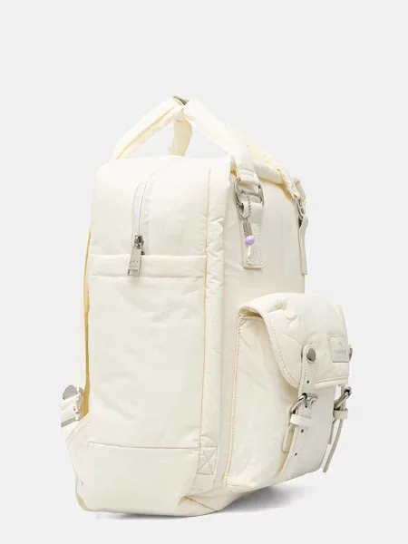 Однотонный большой рюкзак Doughnut бежевый