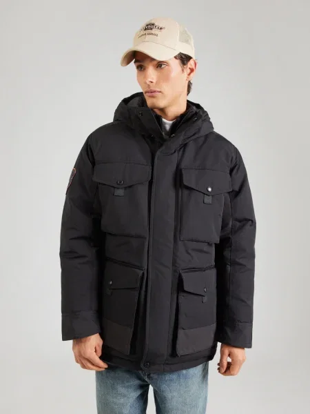 Superdry Zimska jakna Everest' crna