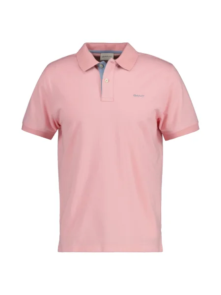 GANT Póló Rugger égkék rózsaszín