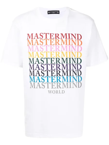 Tricou Mastermind World cu imagine alb