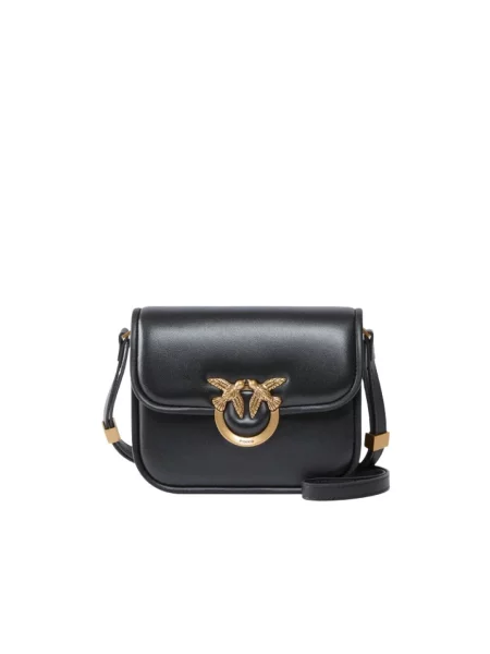 PINKO Torebka Love Box Bag Fl Mini czarny