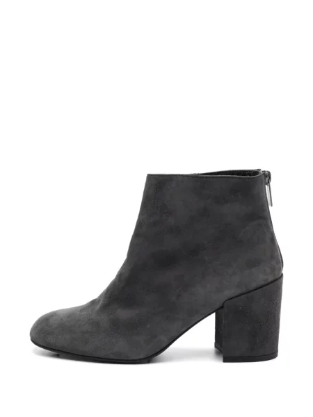 Cizme scurte Stuart Weitzman din piele de căprioară gri