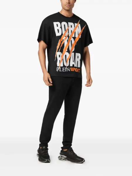 Tricou Plein Sport cu imagine negru