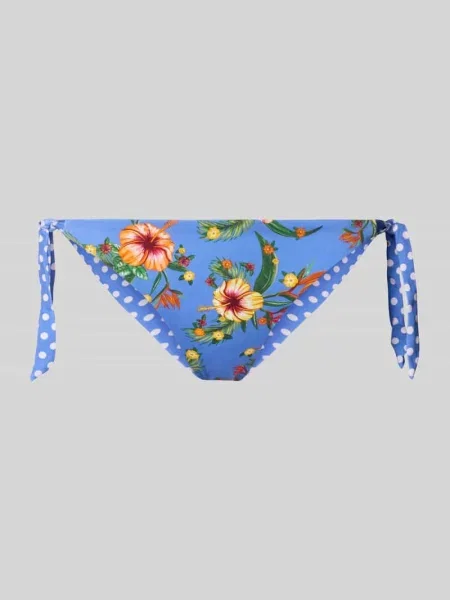 Figi bikini we wzór na całej powierzchni model DOLCEVITA BOA' Banana Moon niebieskie
