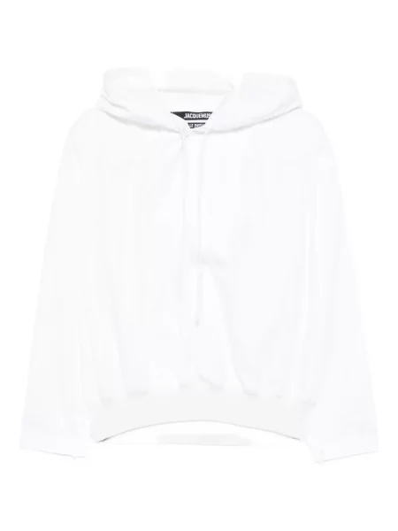 Hanorac cu glugă Jacquemus alb