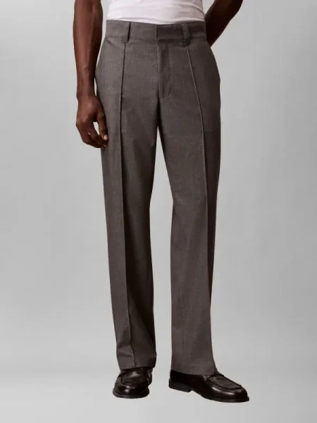 Calvin Klein Pantaloni | Straight fit gri