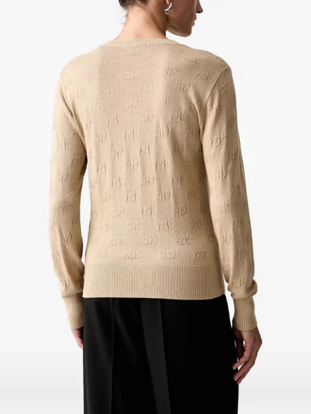 Pulover Armani Exchange din jacard cu autograf