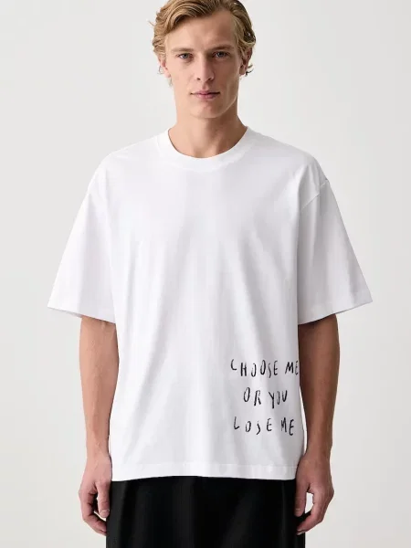 Karl Lagerfeld Jeans tricou pentru bărbați din x Pietro Terzini alb