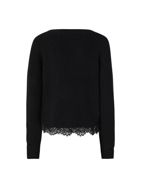 Sweter Pinko wełniany czarny
