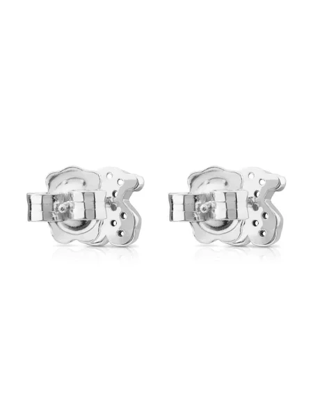 Tous cercei de argint Motif Silver negru