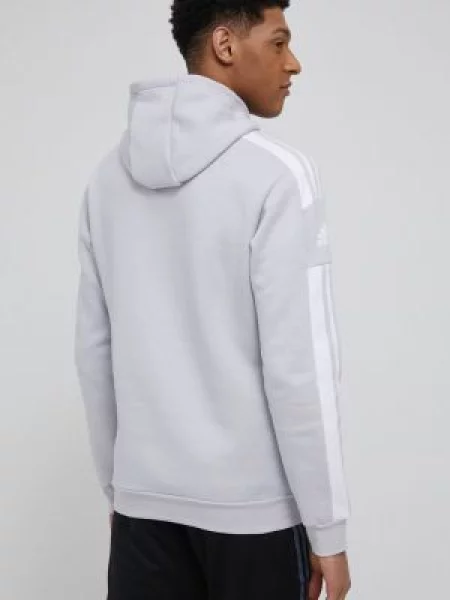 Mikina adidas Performance hladká šedá