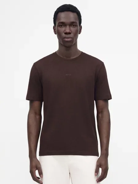 BOSS Tricou TChup închis maro