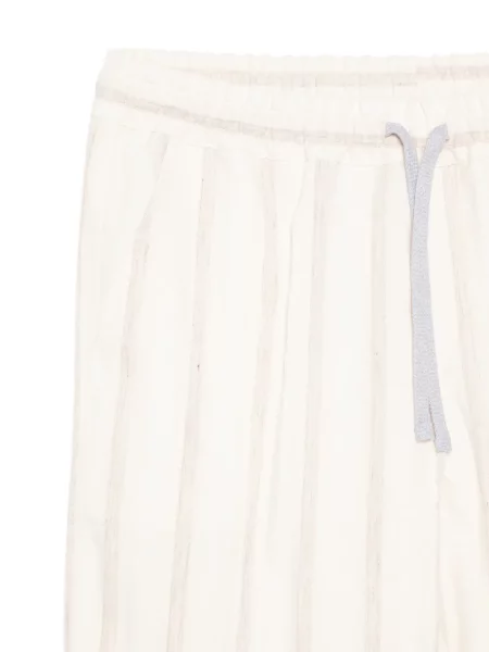 Pantaloni Fedeli cu dungi cu cordon