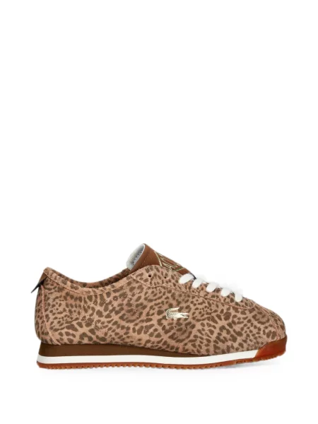 Sneakerși Lacoste cu imagine cu model leopard