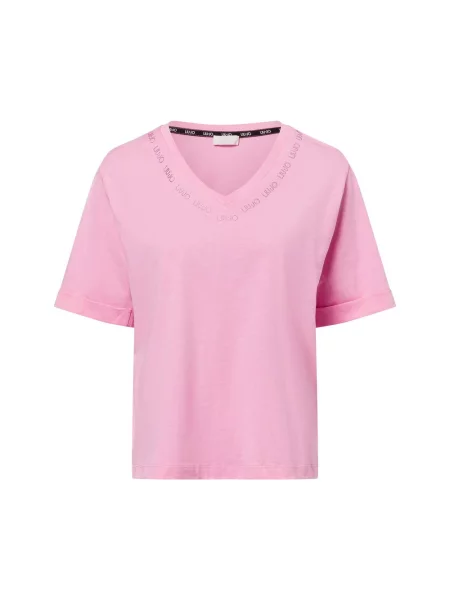 Liu Jo Collection Koszulka Kobiety jednolity S różowy