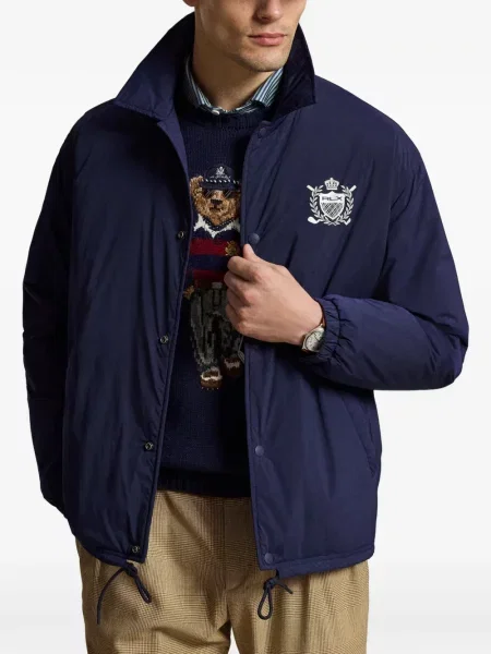 Geacă bomber Rlx Ralph Lauren cu imagine albastru