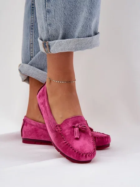 Mokasini S. Barski iz semiša brez pet