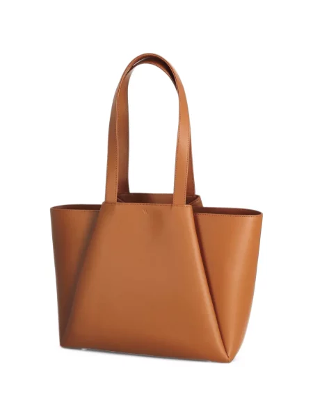 Geantă shopper Kaai din piele maro