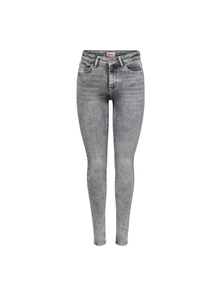 ONLY Jeansy Skinny Fit szary