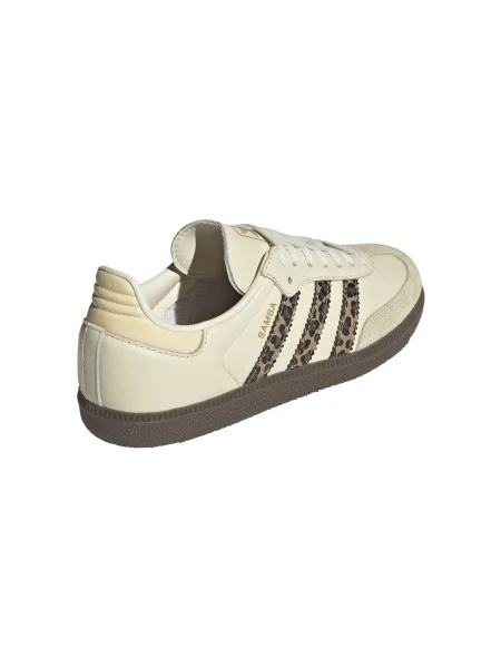 Pantofi adidas Samba OG Kids Cream White/ Core Black/ Sand Strata alb