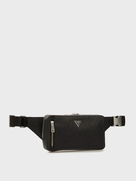 Поясна сумка Guess чорна
