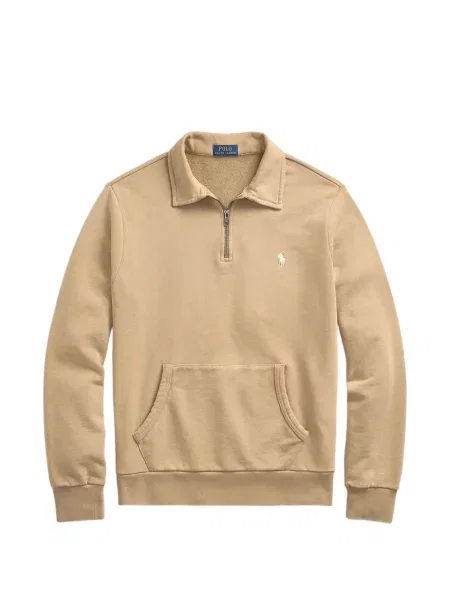 Matlasat tricou polo Polo Ralph Lauren cu decolteu rotund cu autograf roșu