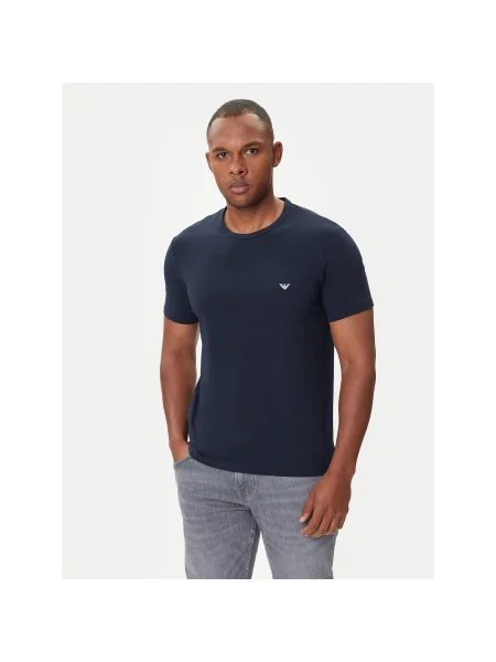 Emporio Armani Underwear 2 póló készlet Sötétkék Regular Fit kék