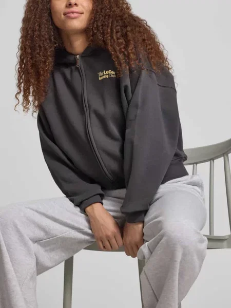 Bluza rozpinana o kroju oversized z kapturem model Admira' Leger