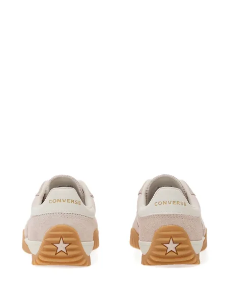 Sneakerși Converse Chuck Taylor All Star din piele de căprioară alergare cu platformă negru