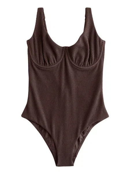 Next Costum de baie întreg ciocolatiu