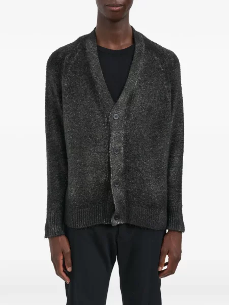 Cardigan Avant Toi cu decolteu în V negru