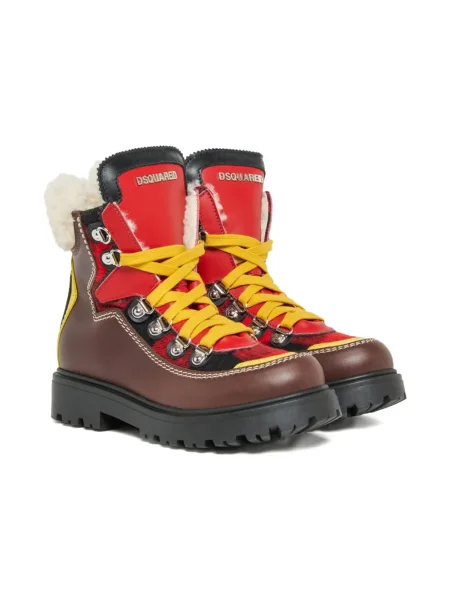 Botki dziecięce Dsquared2 brązowe