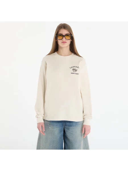 Тениска Carhartt WIP L/S Eightynine Waffle T-Shirt UNISEX Natural/ Black XL черно