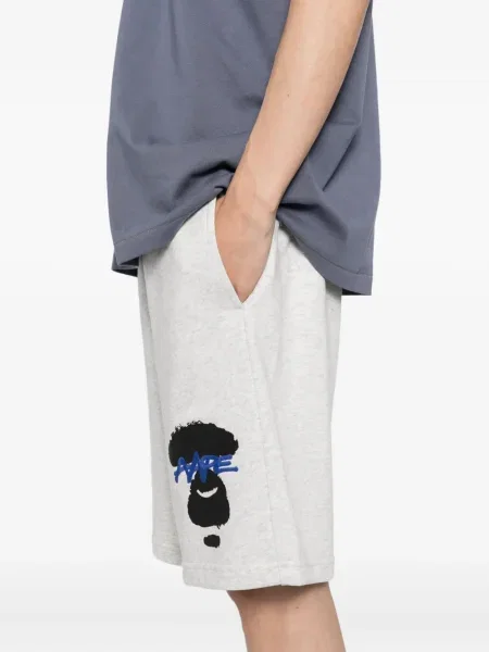 Шорти Aape By *a Bathing Ape® бродирани сиво
