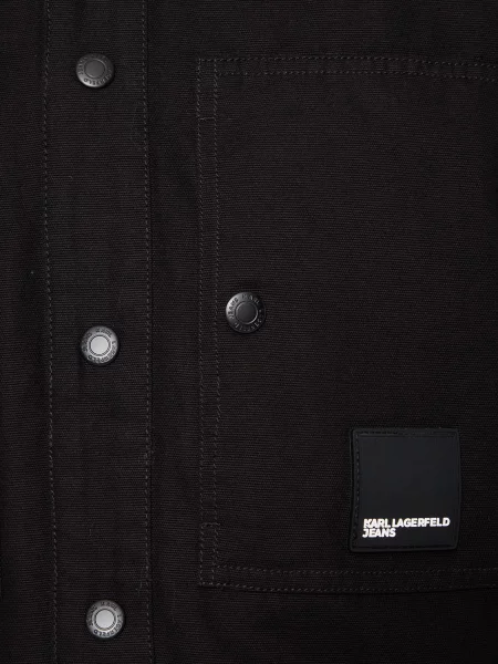 Джинсовая куртка Karl Lagerfeld Jeans черная